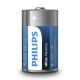 Philips LR20E2B/10 - 2 pc Pile alcaline D ULTRA ALKALINE 1,5V