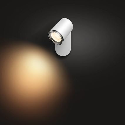 Philips - Luminaire à intensité variable LED salle de bain Hue ADORE 1xGU10/5W/230V IP44 + télécommande