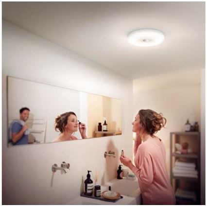 Philips - Luminaire à intensité variable LED salle de bain Hue STRUANA LED/27W/230V IP44 + télécommande