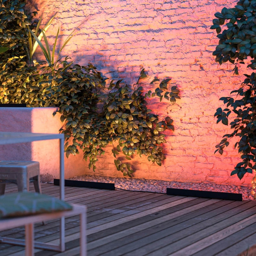 Philips - Luminaire d'extérieur LED RVBW à intensité variable Hue White and Color Ambiance LED/20W/24V IP65