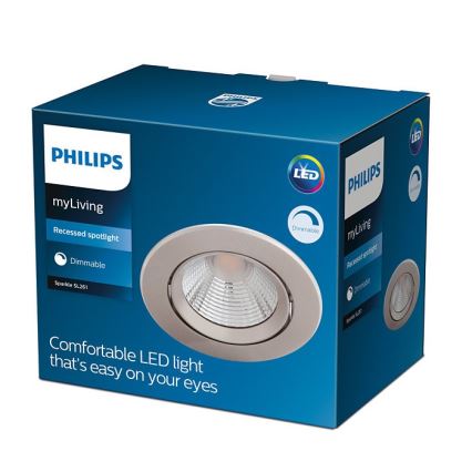 Philips - Luminaire encastré LED à intensité variable LED/5,5W/230V