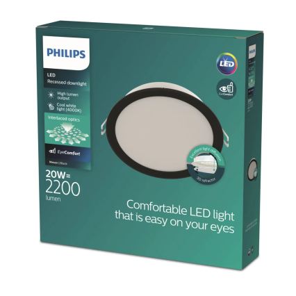 Philips - Luminaire encastré LED MESON LED/20W/230V 4000K