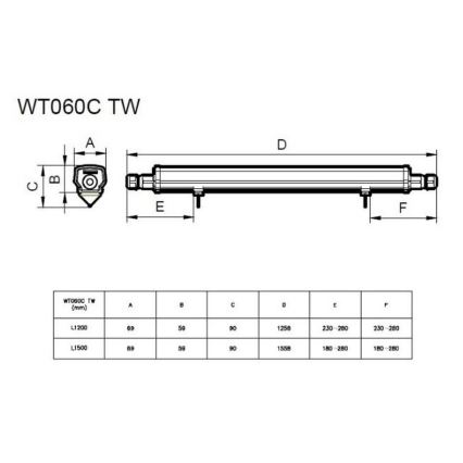 Philips - Luminaire LED à tube LED/30W/230V IP66