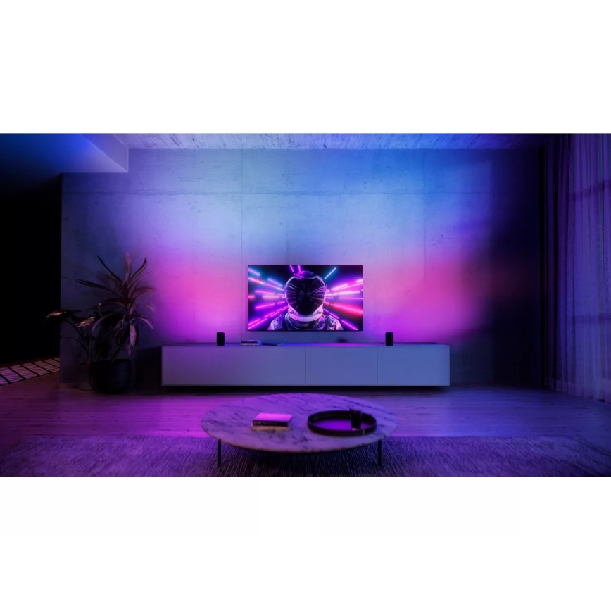 Philips - Projecteur d'ambiance LED RGBW dimmable Hue PLAY LED/20W/230V 2000–6500K noir