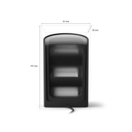 Philips - Projecteur d'ambiance LED RGBW dimmable Hue PLAY LED/20W/230V 2000–6500K noir
