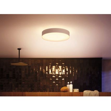 Philips - Luminaire salle de bain à intensité variable Hue DEVERE LED/33,5W/230V IP44 d. 425 mm 2200-6500K + télécommande