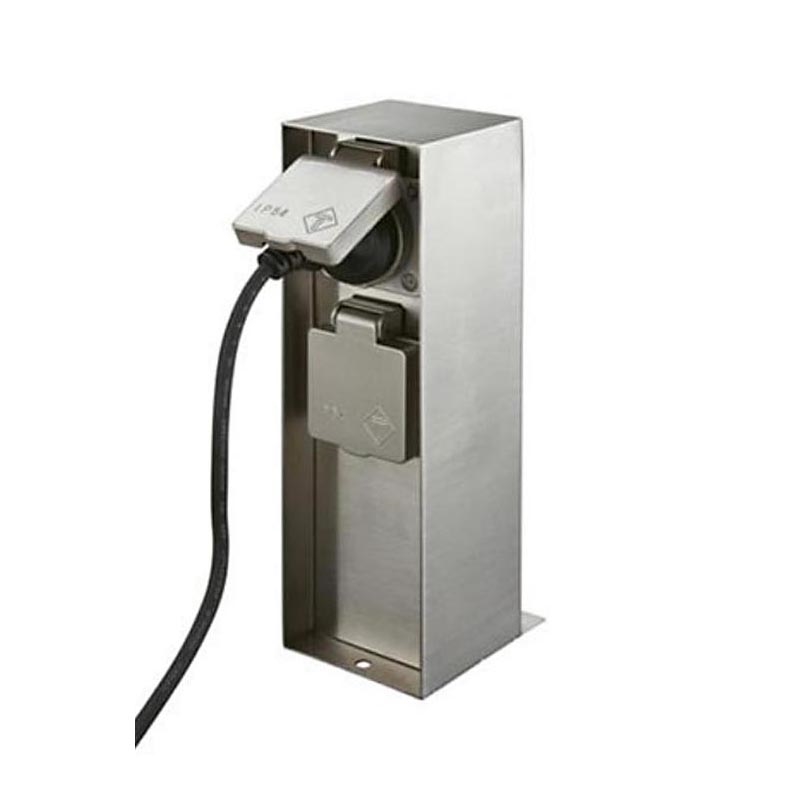Philips Massive 17108/47/10 - Prise extérieure AUCKLAND 2x230V IP54