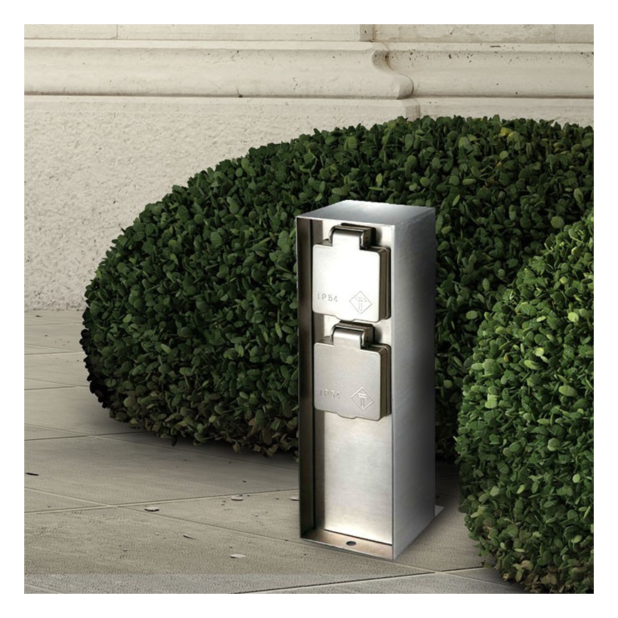 Philips Massive 17108/47/10 - Prise extérieure AUCKLAND 2x230V IP54