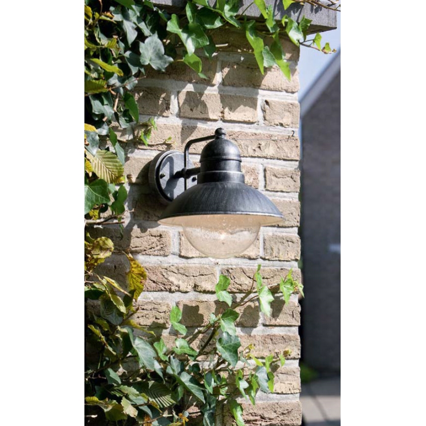 Philips Massive 17237/54/10 - Luminaire extérieur DAMASCUS 1xE27/60W gris métallisé