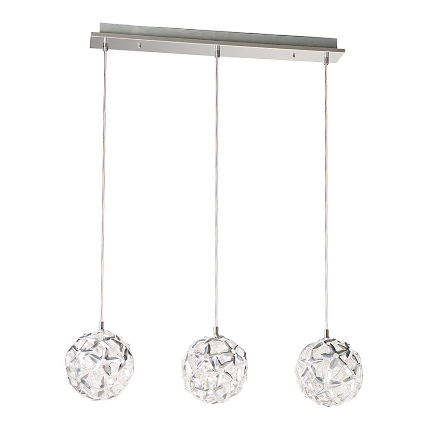 Philips Massive 37965/48/10 - Lustre suspension MERCIER 3xG4/20W aluminium