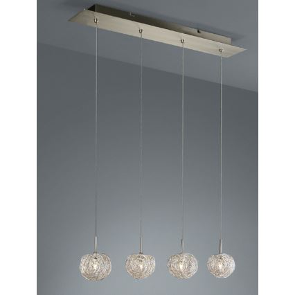 Philips Massive 41850/17/10 - Lustre FONTAINE 4xG4/20W/230V