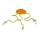 Philips Massive 56303/55/10 - Lustre plafonnier SNAKEY 3xG9/40W