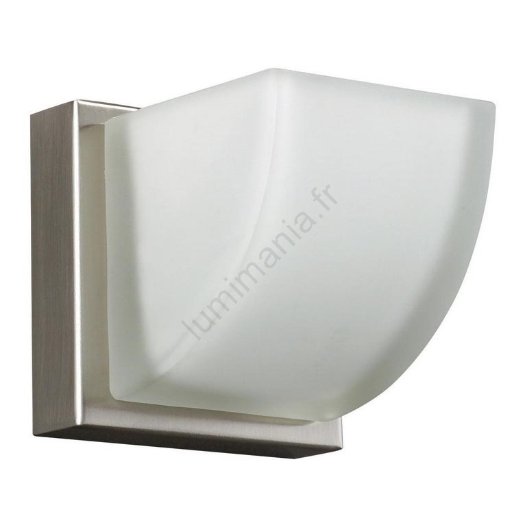 Applique Murale Massive En Argenté – Design Industriel Et Lumineux – Halogène 25-39W