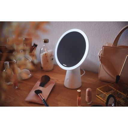 Philips - Miroir cosmétique à intensité variable avec rétro-éclairage LED MIRROR LED/4,5W/5V