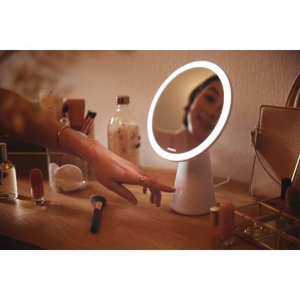 Philips - Miroir cosmétique à intensité variable avec rétro-éclairage LED MIRROR LED/4,5W/5V