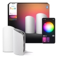 Philips - Pack de 2 LED RGBW projecteurs d'ambiance dimmables Hue PLAY LED/20W/230V 2000–6500K blanc