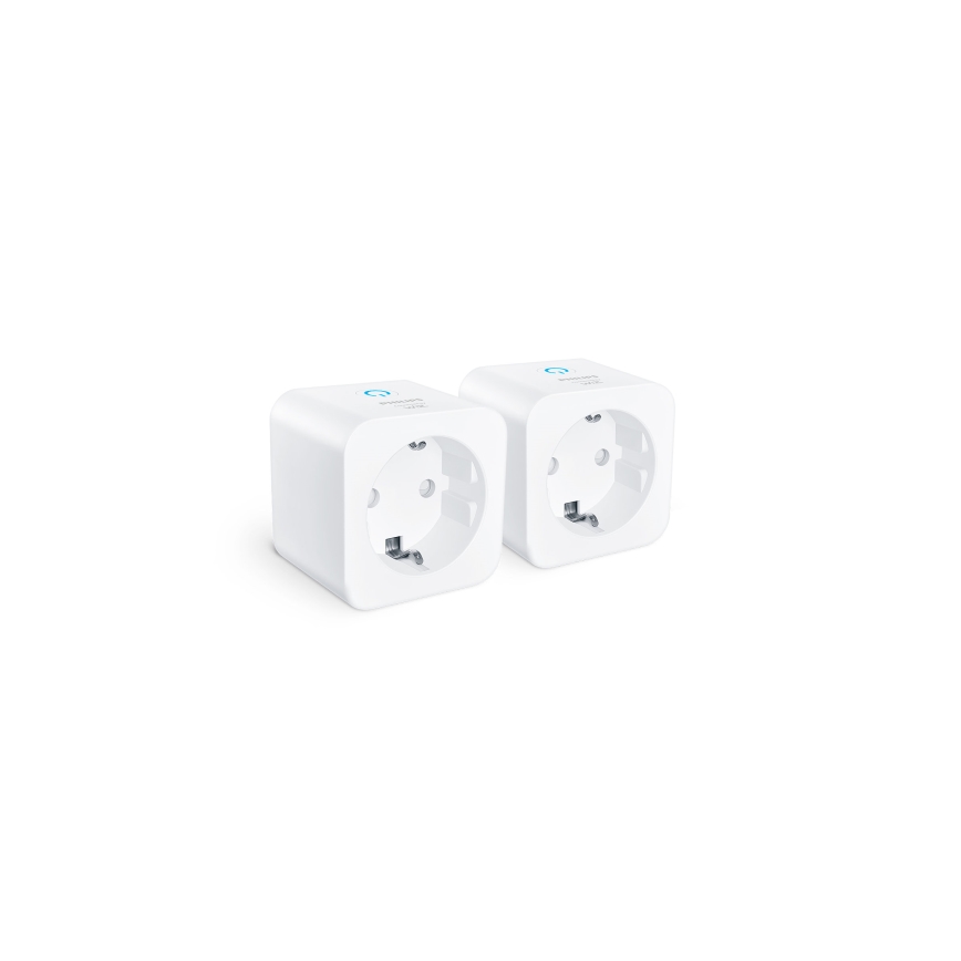Philips - Pack de 2 prises intelligentes SCHUKO 2300 W Wi‑Fi