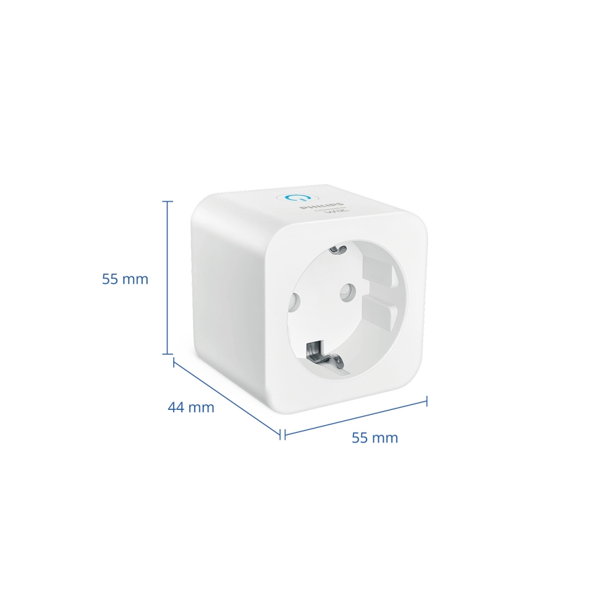 Philips - Pack de 2 prises intelligentes SCHUKO 2300 W Wi‑Fi