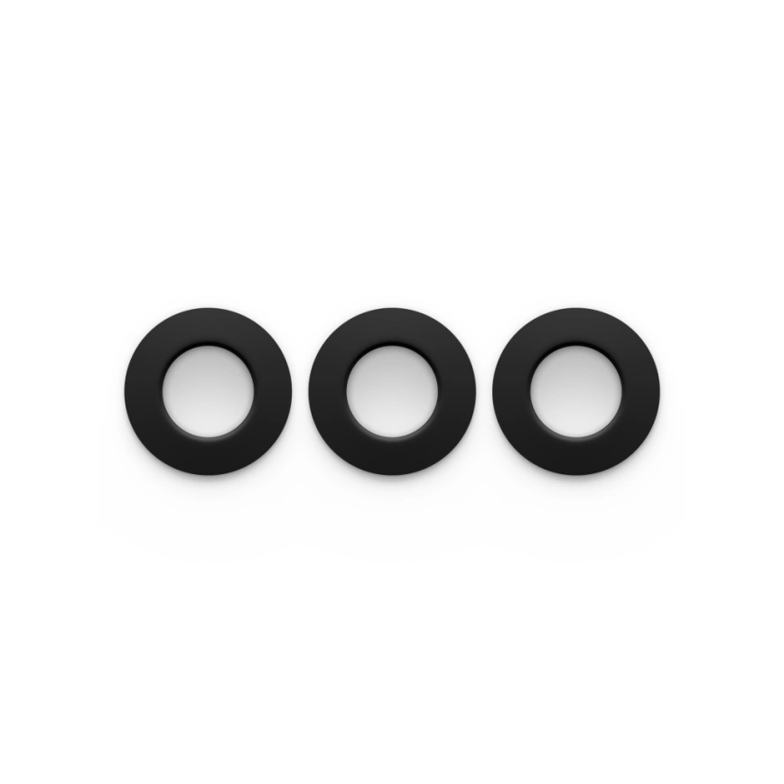 Philips - Lot de 3 spots encastrés LED RGBW dimmables pour salle de bains Hue SLIM LED/8,3W/230V 1000-20000K noir P44