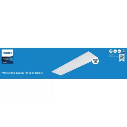 Philips - Panneau LED encastrable pour faux plafond PROJECTLINE LED/36W/230V 4000K 119x29,5 cm