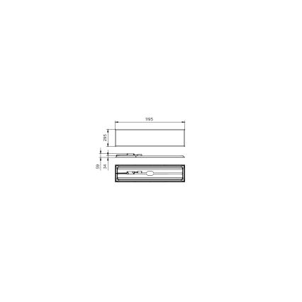 Philips - Panneau LED encastrable pour faux plafond PROJECTLINE LED/36W/230V 4000K 119x29,5 cm