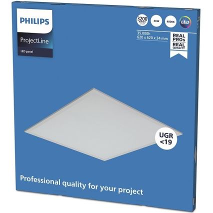 Philips - Panneau LED encastrable PROJECTLINE LED/36W/230V 62x62 cm