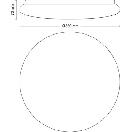 Philips - Plafonnier à intensité variable LED/24W/230V 2700-6500K + télécommande