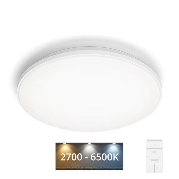 Philips - Plafonnier à intensité variable LED/24W/230V 2700-6500K + télécommande