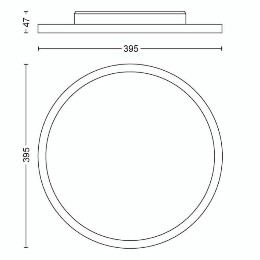 Philips - Plafonnier à intensité variable LED Hue LED/19W/230V 2200-6500K + télécommande