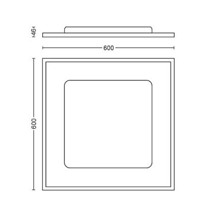 Philips - Plafonnier à intensité variable LED Hue LED/39W/230V 2200-6500K + télécommande