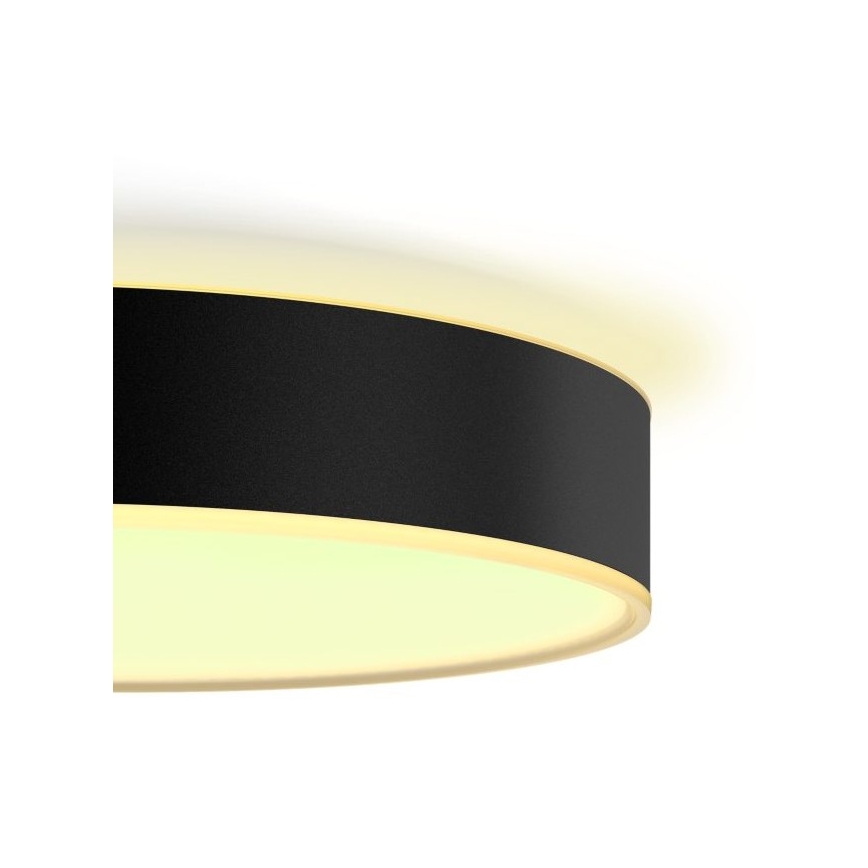 Philips - Plafonnier à intensité variable LED Hue LED/33,5W/230V 2200-6500K d. 425 mm noir + télécommande