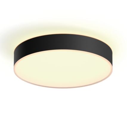 Philips - Plafonnier à intensité variable LED Hue LED/19,2W/230V 2200-6500K d. 381 mm noir + télécommande