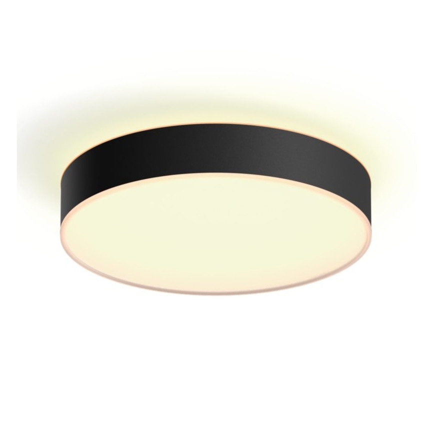 Philips - Plafonnier à intensité variable LED Hue LED/19,2W/230V 2200-6500K d. 381 mm noir + télécommande