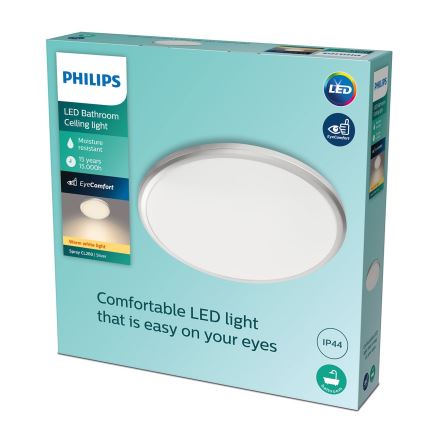 Philips - Plafonnier à intensité variable LED salle de bain LED/12W/230V IP44