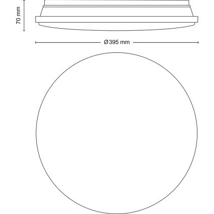 Philips - Plafonnier à intensité variable LED/24W/230V 2700-6500K + télécommande