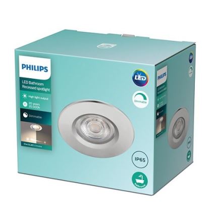 Philips - Plafonnier encastré LED dimmable pour salle de bains DIVE LED/5W/230V IP65