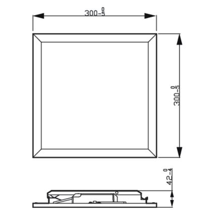 Philips - Plafonnier LED à intensité variable SLIM SCENE SWITCH LED/12W/230V 2700K