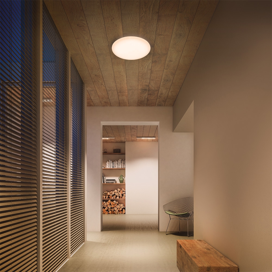 Philips - Plafonnier LED avec détecteur de mouvement, 12 W, 230 V, 2700 K