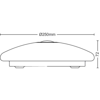 Philips - Plafonnier LED avec détecteur MAUVE LED/6W/230V 4000K