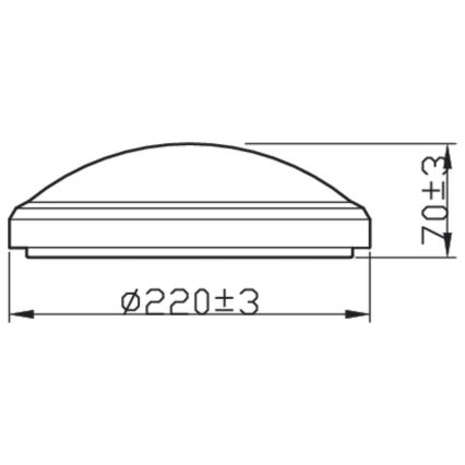 Philips - Plafonnier LED de salle de bain DORIS LED/6W/230V IP44