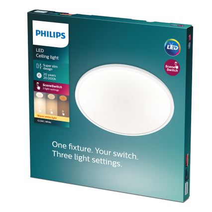 Philips - Plafonnier LED dimmable CLEAR LED/18W/230V 2700K