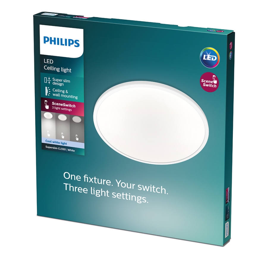 Philips - Plafonnier LED à intensité variable LED/18W/230V 4000K