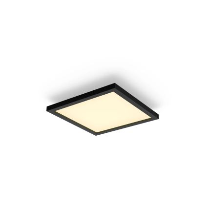 Philips - Plafonnier LED dimmable Hue AURELLE LED/19W/230V 2200-6500K 30x30 cm noir