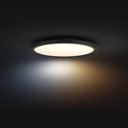 Philips - Plafonnier LED dimmable Hue AURELLE LED/21W/230V 2200-6500K Ø 39,5 cm noir