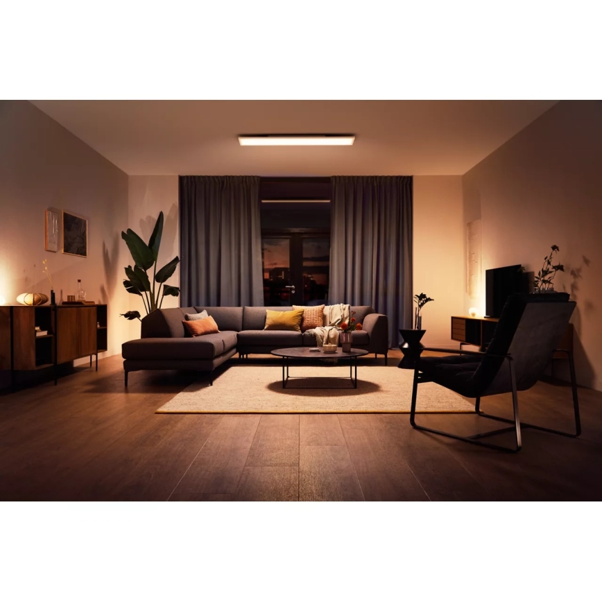 Philips - Plafonnier LED dimmable Hue AURELLE LED/39W/230V 2200-6500K 120x30 cm blanc
