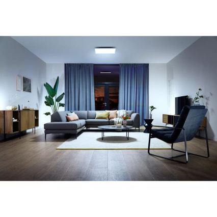 Philips - Plafonnier LED dimmable Hue AURELLE LED/39W/230V 2200-6500K 60x60 cm blanc
