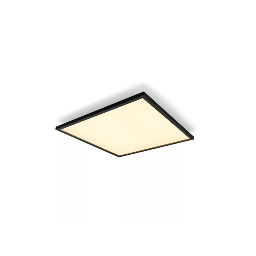 Philips - Plafonnier LED dimmable Hue AURELLE LED/39W/230V 2200-6500K 60x60 cm noir