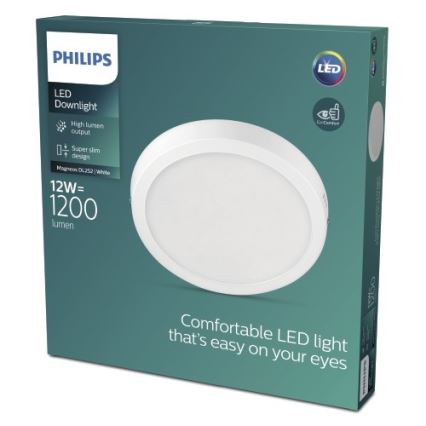 Philips - LED Plafonnier LED/12W/230V 2700K blanc