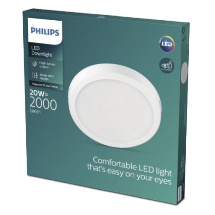 Philips - LED Plafonnier LED/20W/230V 2700K blanc