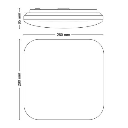 Philips - Plafonnier LED LED/12W/230V 2700K